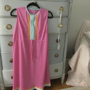 Vintage Pink Nylon Gaymode Nightgown by JC Penny size Medium